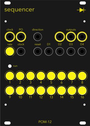 Eurorack Module Teenage Engineering POM-12 Sequencer (Eurorack Conversion) from Other/unknown