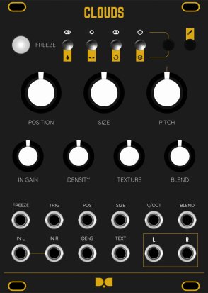 Eurorack Module Dusty Clouds - CLOUDS Matte Black / Gold panel from Other/unknown
