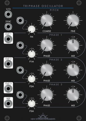 Eurorack Module Triphase Oscillator from New Systems Instruments