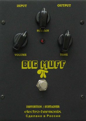 Pedals Module Big Muff Pi V7 Edition 2 - "Black Russian" from Electro-Harmonix