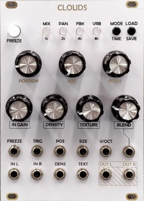 Eurorack Module Clouds (White Panel) from After Later Audio