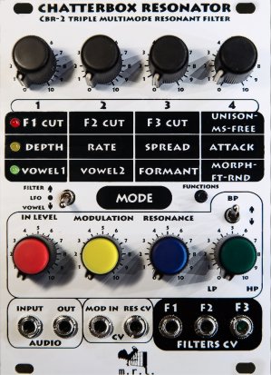 Eurorack Module ChatterBox Resonator CBR-2 from Mad Rooster Lab