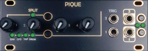 Eurorack Module Pique (uPeaks, Black, 1U Intellijel Format) from After Later Audio