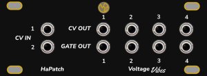 Eurorack Module HaPatch 1U from Voltage Vibes