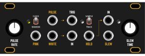 Eurorack Module Dusty Clouds - Noise Tools 1U Matte Black / Gold panel from Other/unknown