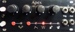 Eurorack Module Apex (w 1u Panel) from Plum Audio