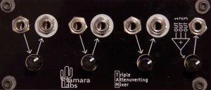 Eurorack Module Hamara Labs Triple Attenuverter Mixer v2 from Other/unknown