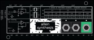 Eurorack Module 1U Blank (Synthfest 2022 Limited Edition) from Allen Synthesis