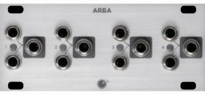 Eurorack Module ARBA 1U (Silver) from Plum Audio