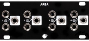 Eurorack Module ARBA 1U (Black) from Plum Audio