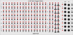 Eurorack Module 8x16 Trigger Sequencer Matrix (Custom Panel) from Grayscale