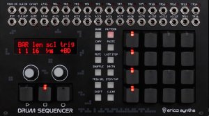Pedals Module DRUM SEQUENCER from Erica Synths