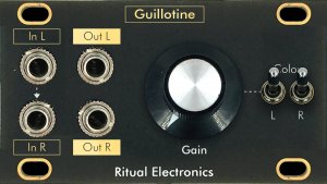 Eurorack Module Guillotine from Ritual Electronics