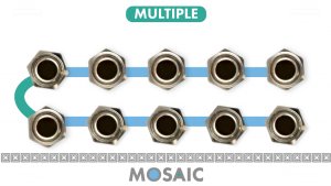 Eurorack Module Multiple (White Panel) from Mosaic