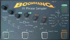 Pedals Module Boomerang III Phrase Sampler from Boomerang Musical Products