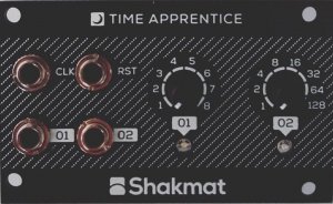 Eurorack Module Time Apprentice (Black) from Shakmat