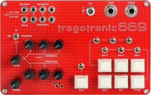 Pedals Module 669cv Bosshog Mini Synth from Trogotronic