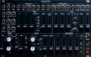 Eurorack Module Atlantis (black panel by Mork Modules) from Other/unknown