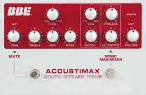 Pedals Module BBE Acoustimax Acoustic Instrument Preamp Pedal from BBE Sound