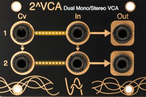 Eurorack Module 2^VCA from VoicAs