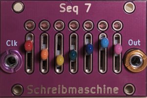 Eurorack Module Seq7 from Schreibmaschine Modular