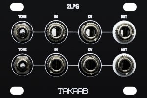 Eurorack Module 2LPG 1U from Takaab