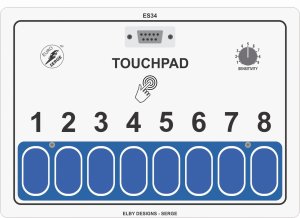 Eurorack Module ES34 Touch Pad from Elby Designs