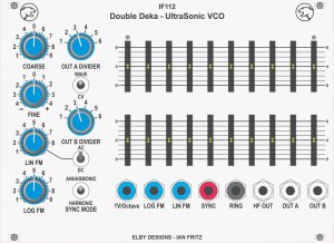 Eurorack Module IF112 - Double Deka - US VCO from Elby Designs