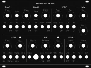 Eurorack Module Sound Lab Mini-Synth PLUS from MFOS