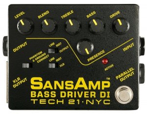 Pedals Module SansAmp Bass Driver DI from Tech 21