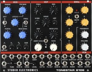 Eurorack Module Tonestar 8106 BLACK from Studio Electronics