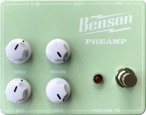 Pedals Module Benson Amps Preamp (Seafoam Green Finish) from Other/unknown