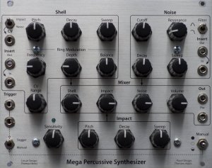Eurorack Module Thomas Henry MPS (Mega Percussive Synthesizer) from Other/unknown