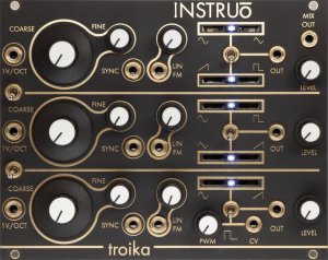 Eurorack Module troika [Black & Gold Panel] from Instruō