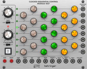 Eurorack Module 1027 Clocked Sequential Control Module from Behringer