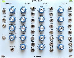Eurorack Module Living VCO (prototype panel) from Other/unknown