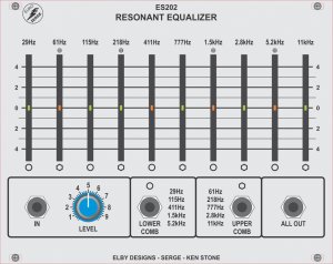 Eurorack Module ES202 - Resonant Equalizer from Elby Designs