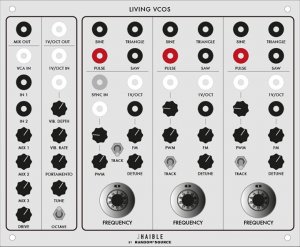 Serge Module Living VCOs from Random*Source
