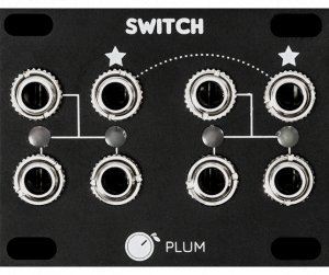 Eurorack Module Switch (Black Panel) from Plum Audio
