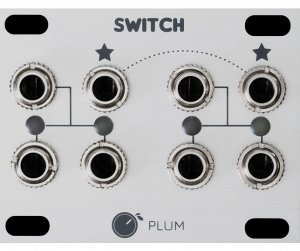Eurorack Module Switch (Silver Panel) from Plum Audio