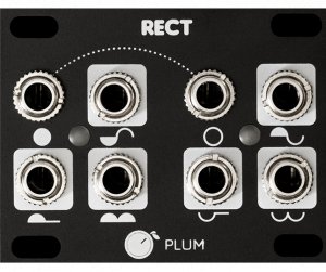 Eurorack Module RECT (Black Panel) from Plum Audio