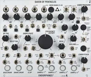 Eurorack Module Queen of Pentacles (silver) from Endorphin.es