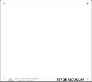Serge Module blank from Serge