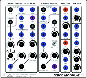 Serge Module Dual Oscillator from Serge