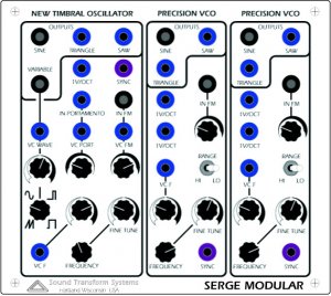 Serge Module Triple Oscillator from Serge
