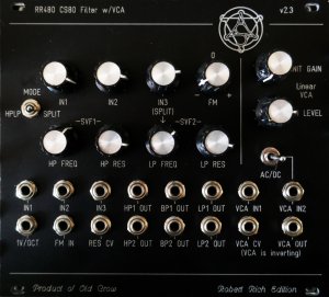 Eurorack Module RR480 CS80 Filter (black panel) from Other/unknown