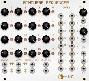 Eurorack Module Bindubba Sequencer from Nonlinearcircuits