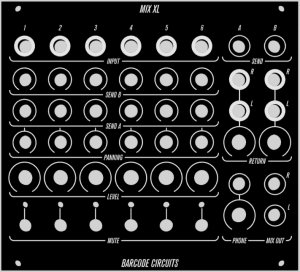 Eurorack Module MIX XL (Barcode Circuits) from Other/unknown