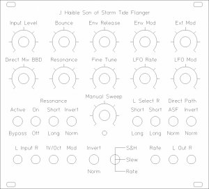 Eurorack Module J. Haible Son of Storm Tide Flanger from Other/unknown