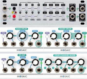 Eurorack Module Intellijel Steppy + Mosaic Drums from Other/unknown
